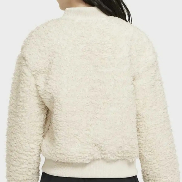 Nike Sportswear Full Zip Sherpa Jacket. Brand New. Big Kids Size: Large - Picture 6 of 6